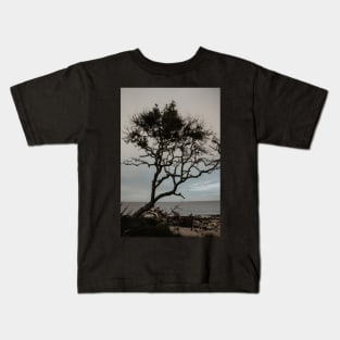 Driftwood Beach Tree Kids T-Shirt